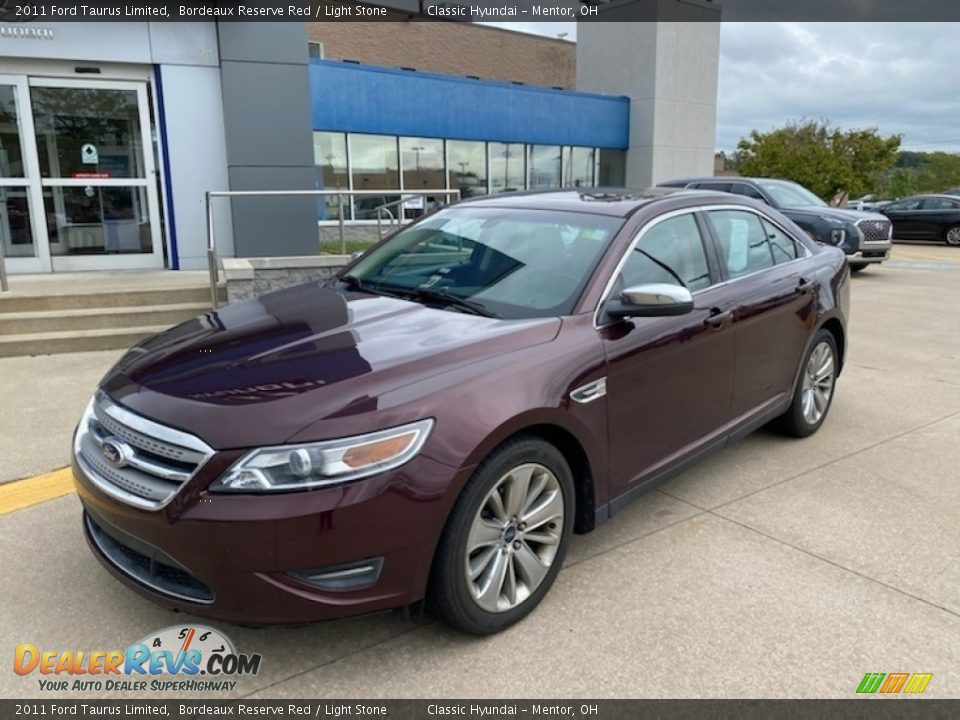 2011 Ford Taurus Limited Bordeaux Reserve Red / Light Stone Photo #1