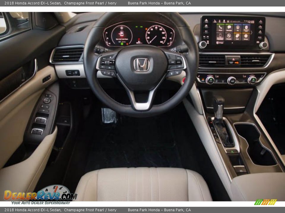 2018 Honda Accord EX-L Sedan Champagne Frost Pearl / Ivory Photo #5