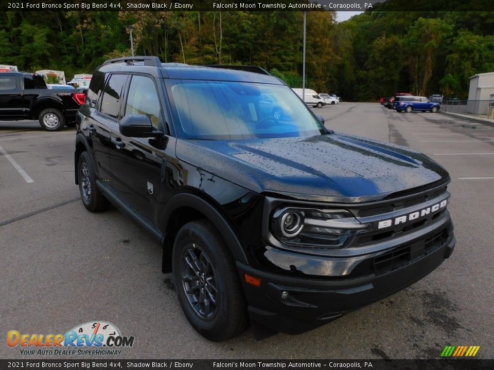 2021 Ford Bronco Sport Big Bend 4x4 Shadow Black / Ebony Photo #9