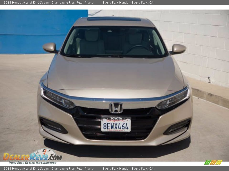2018 Honda Accord EX-L Sedan Champagne Frost Pearl / Ivory Photo #7