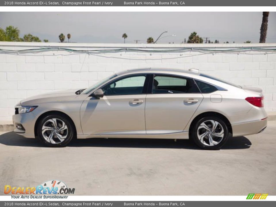 Champagne Frost Pearl 2018 Honda Accord EX-L Sedan Photo #8