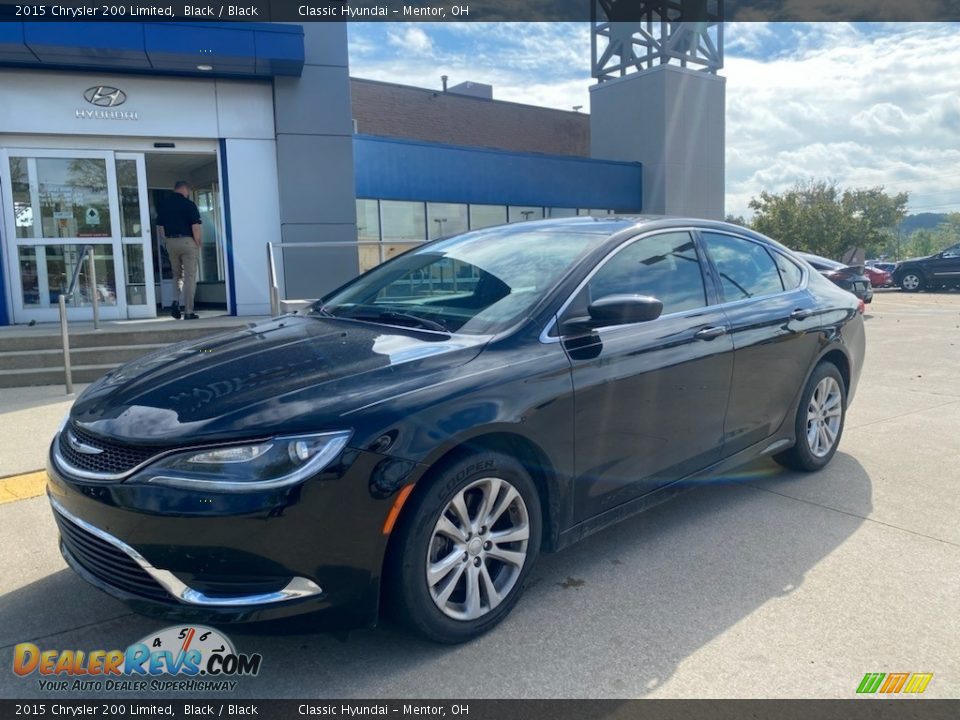 2015 Chrysler 200 Limited Black / Black Photo #1