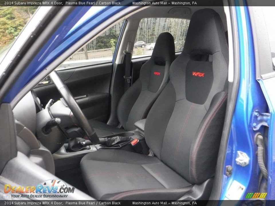 2014 Subaru Impreza WRX 4 Door Plasma Blue Pearl / Carbon Black Photo #21