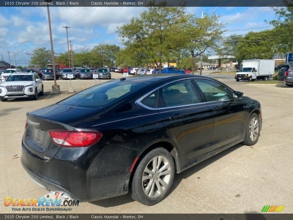 2015 Chrysler 200 Limited Black / Black Photo #2