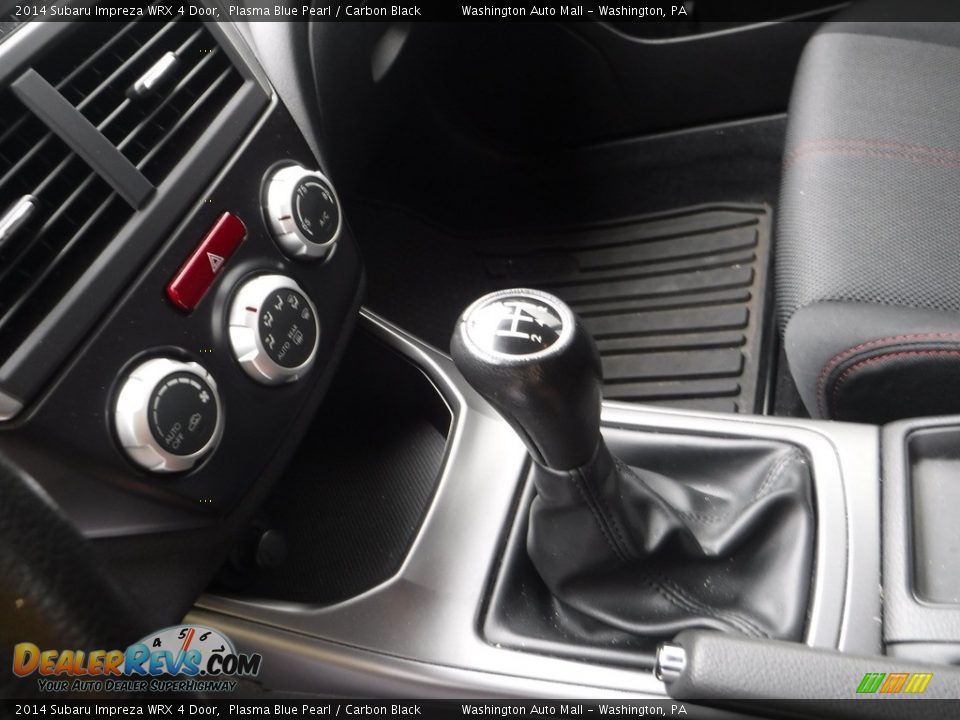 2014 Subaru Impreza WRX 4 Door Plasma Blue Pearl / Carbon Black Photo #23
