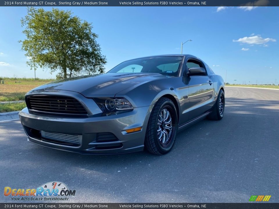 2014 Ford Mustang GT Coupe Sterling Gray / Medium Stone Photo #1