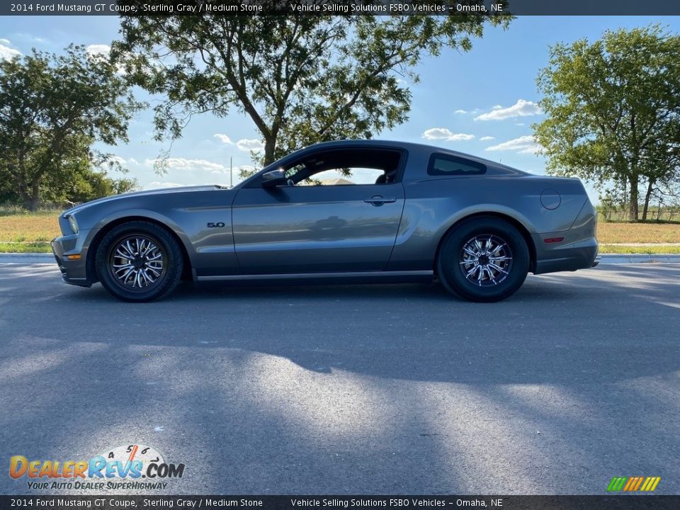 2014 Ford Mustang GT Coupe Sterling Gray / Medium Stone Photo #2