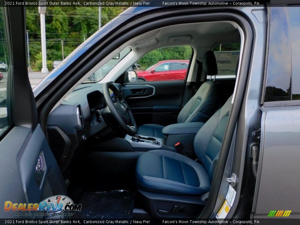 Front Seat of 2021 Ford Bronco Sport Outer Banks 4x4 Photo #11