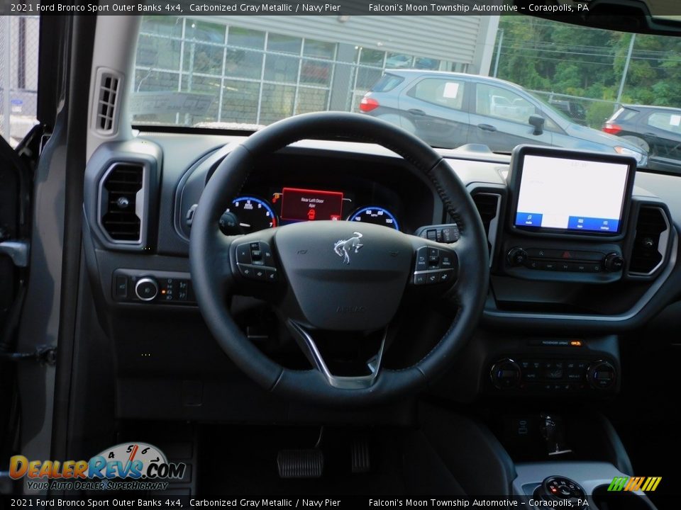 Dashboard of 2021 Ford Bronco Sport Outer Banks 4x4 Photo #13