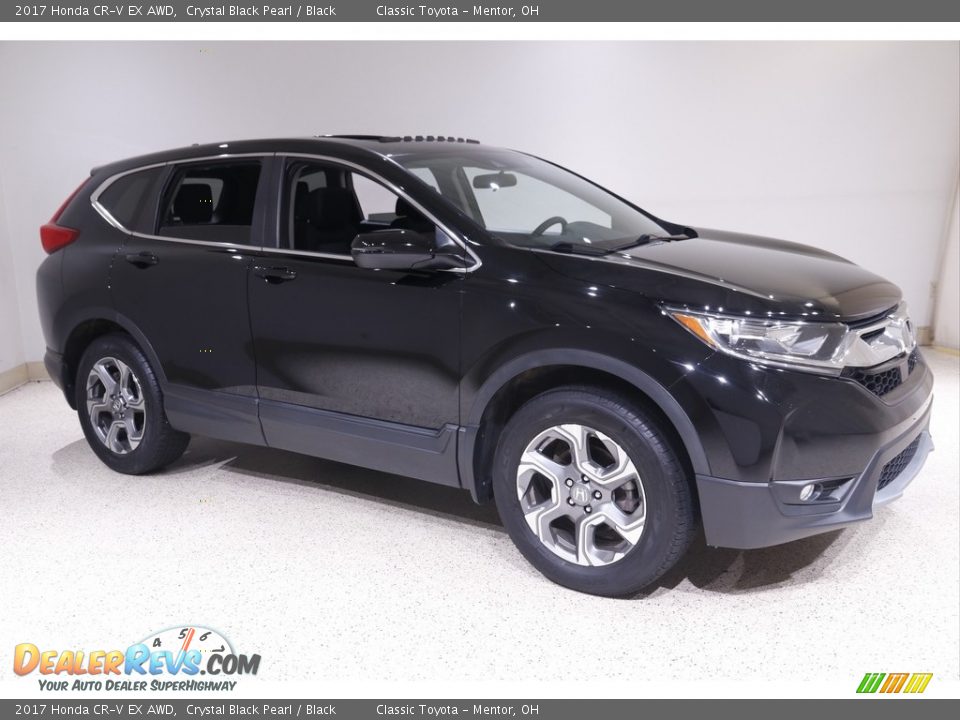 2017 Honda CR-V EX AWD Crystal Black Pearl / Black Photo #1