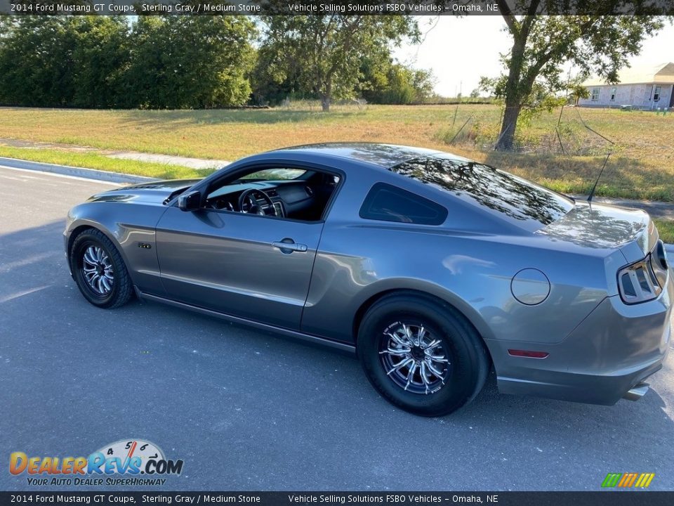 2014 Ford Mustang GT Coupe Sterling Gray / Medium Stone Photo #8
