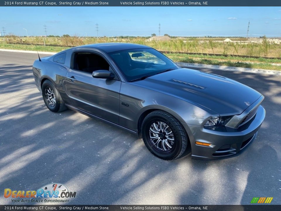 2014 Ford Mustang GT Coupe Sterling Gray / Medium Stone Photo #9