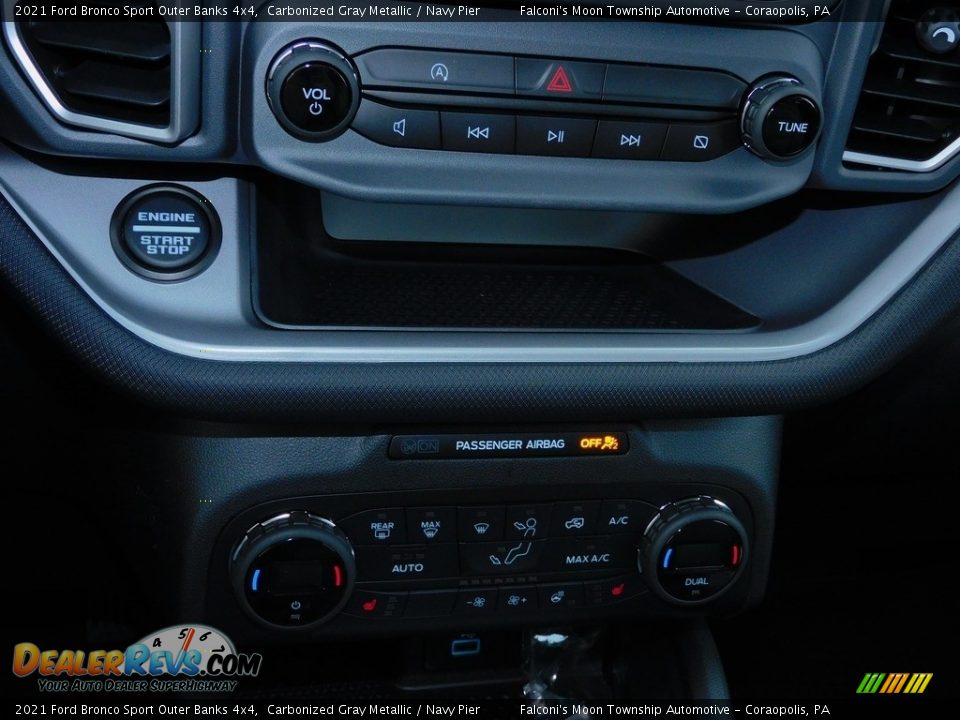 2021 Ford Bronco Sport Outer Banks 4x4 Carbonized Gray Metallic / Navy Pier Photo #17