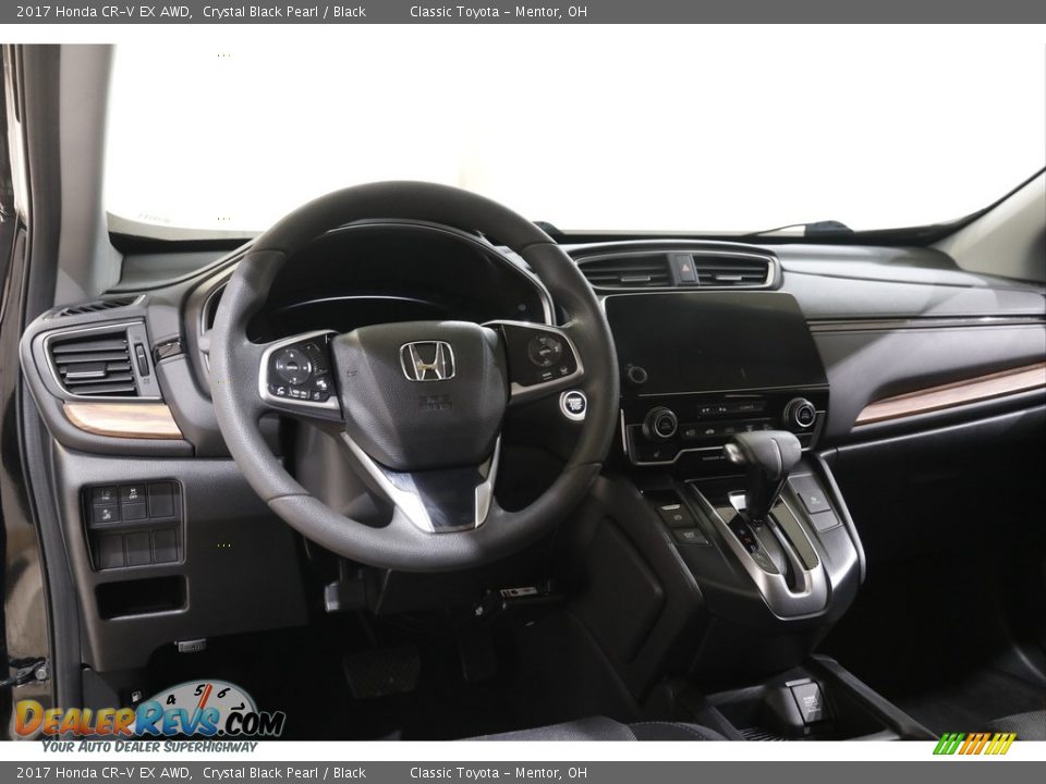 2017 Honda CR-V EX AWD Crystal Black Pearl / Black Photo #6