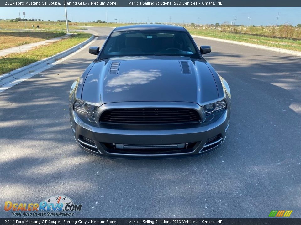 2014 Ford Mustang GT Coupe Sterling Gray / Medium Stone Photo #12