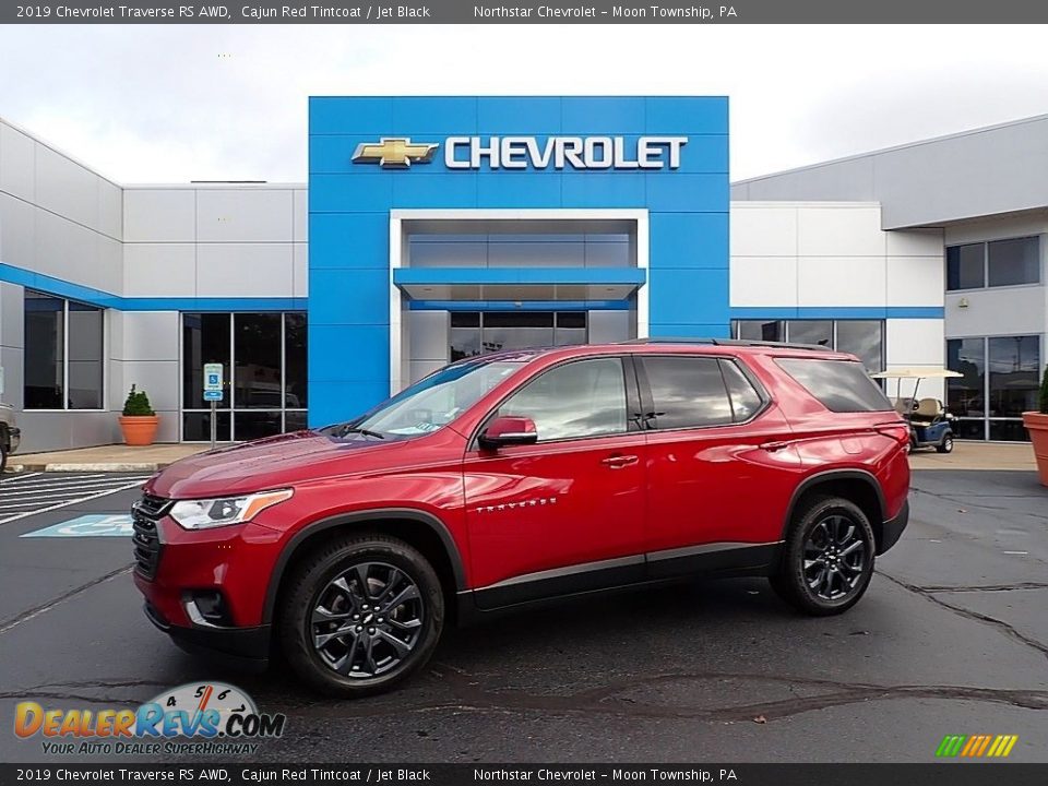 2019 Chevrolet Traverse RS AWD Cajun Red Tintcoat / Jet Black Photo #1