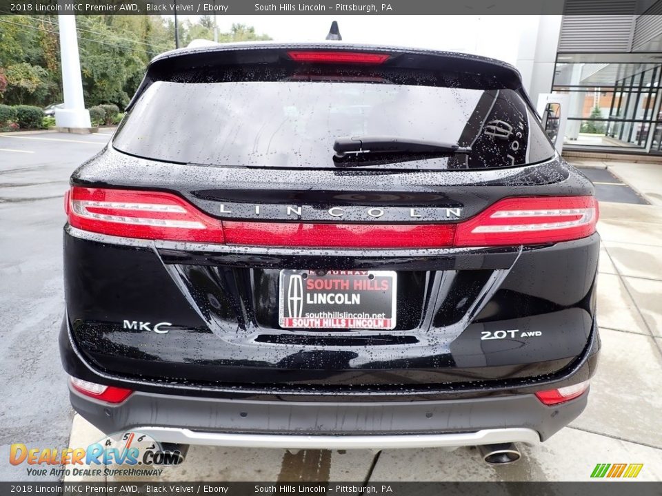 2018 Lincoln MKC Premier AWD Black Velvet / Ebony Photo #4