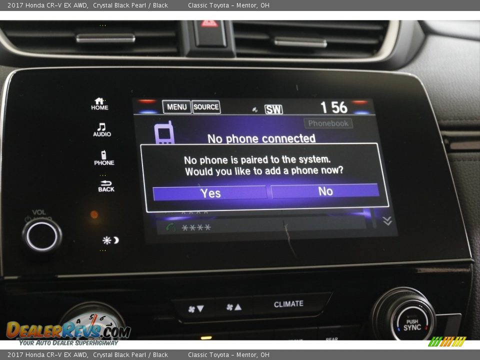 2017 Honda CR-V EX AWD Crystal Black Pearl / Black Photo #11