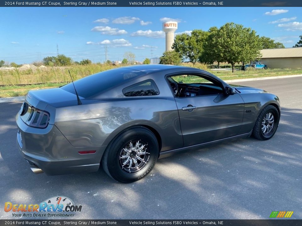2014 Ford Mustang GT Coupe Sterling Gray / Medium Stone Photo #15