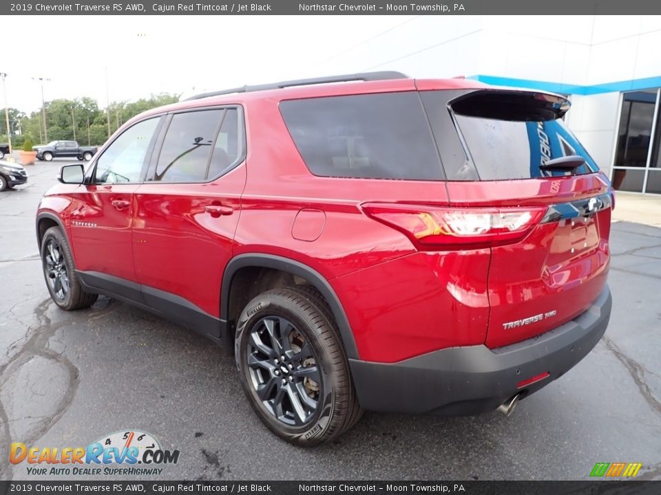 2019 Chevrolet Traverse RS AWD Cajun Red Tintcoat / Jet Black Photo #4