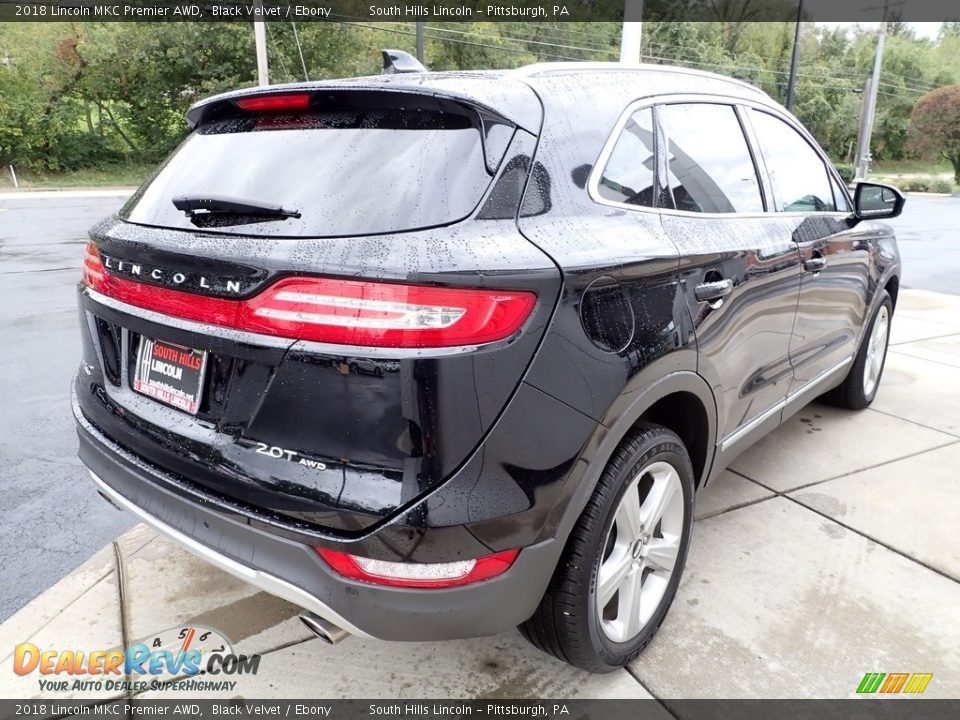 2018 Lincoln MKC Premier AWD Black Velvet / Ebony Photo #6