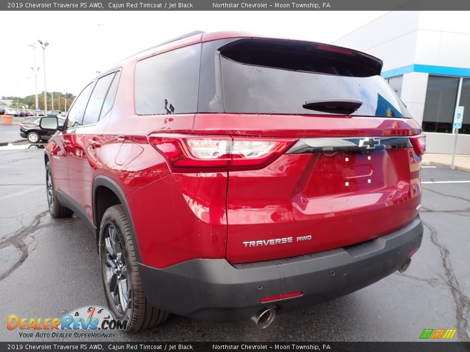 2019 Chevrolet Traverse RS AWD Cajun Red Tintcoat / Jet Black Photo #5