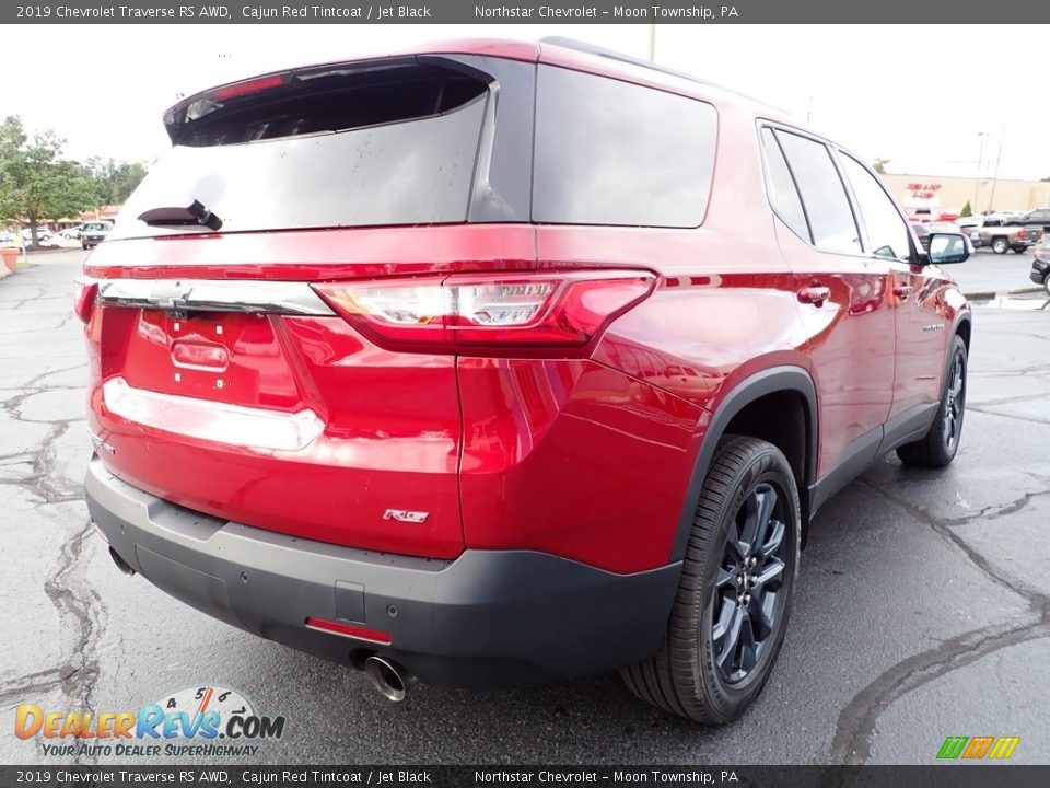 2019 Chevrolet Traverse RS AWD Cajun Red Tintcoat / Jet Black Photo #8