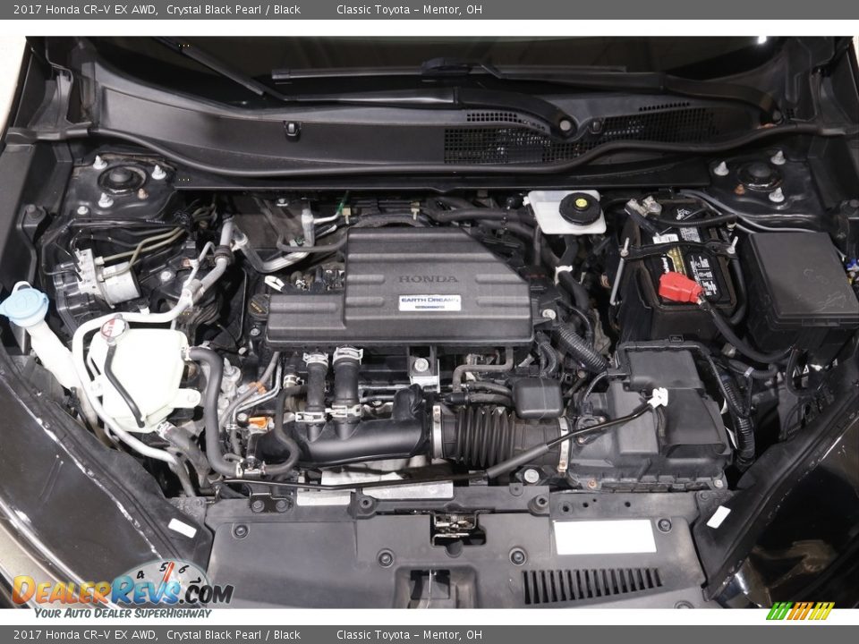 2017 Honda CR-V EX AWD Crystal Black Pearl / Black Photo #18