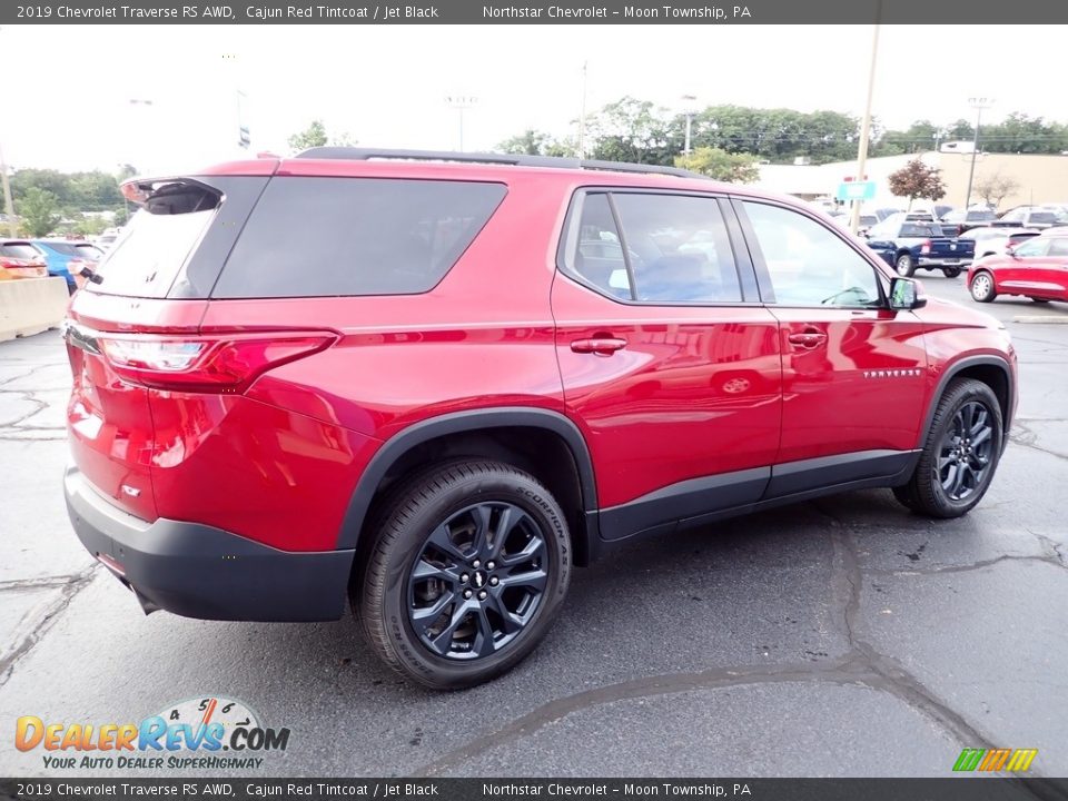 2019 Chevrolet Traverse RS AWD Cajun Red Tintcoat / Jet Black Photo #9