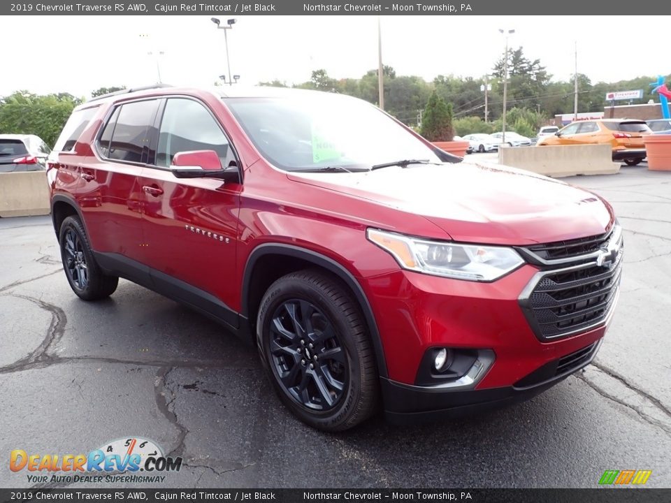 2019 Chevrolet Traverse RS AWD Cajun Red Tintcoat / Jet Black Photo #11