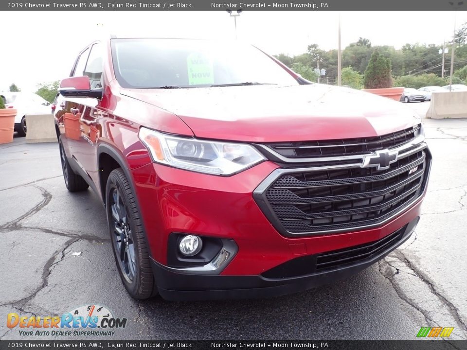 2019 Chevrolet Traverse RS AWD Cajun Red Tintcoat / Jet Black Photo #12