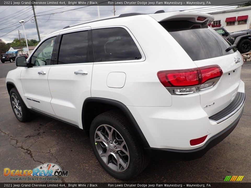 2021 Jeep Grand Cherokee Limited 4x4 Bright White / Black Photo #3