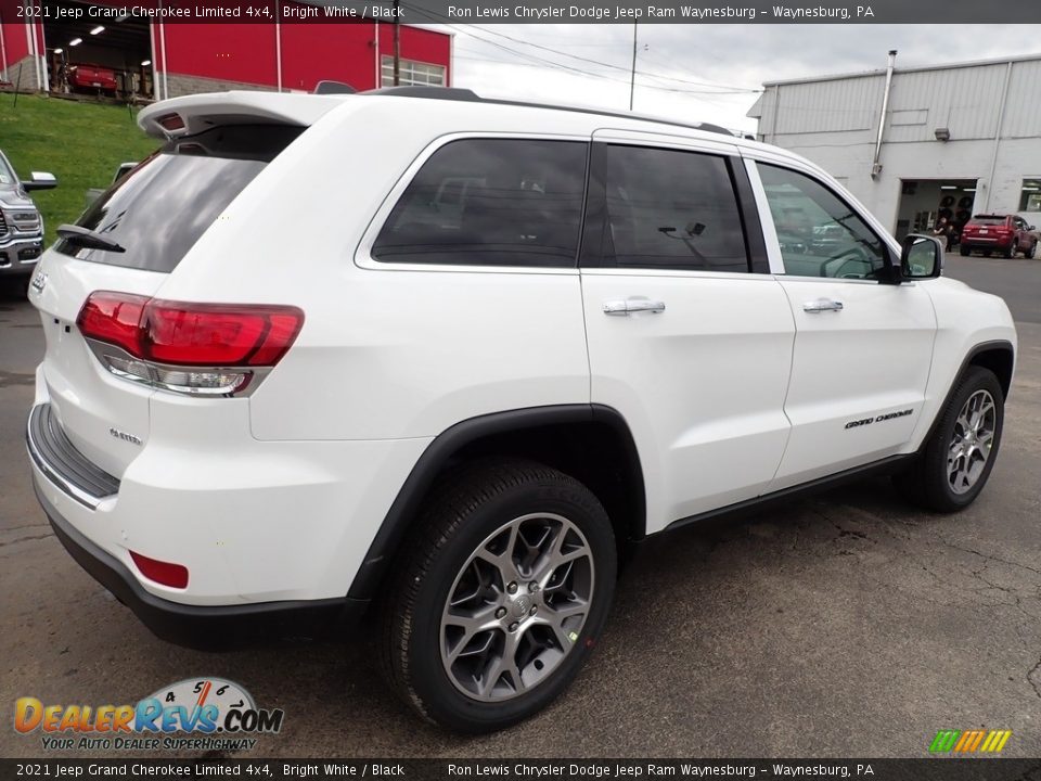 2021 Jeep Grand Cherokee Limited 4x4 Bright White / Black Photo #6