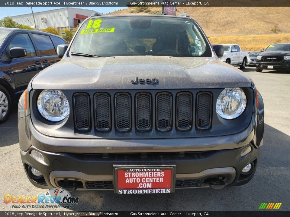 2018 Jeep Renegade Sport 4x4 Hypergreen / Black/Sandstorm Photo #2