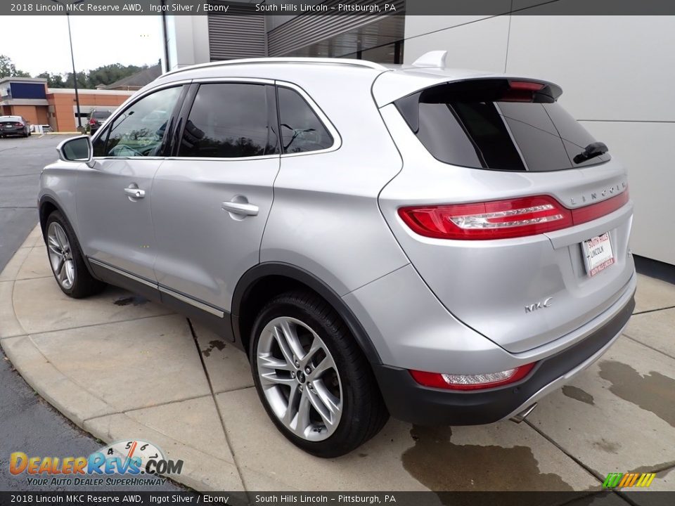 2018 Lincoln MKC Reserve AWD Ingot Silver / Ebony Photo #3