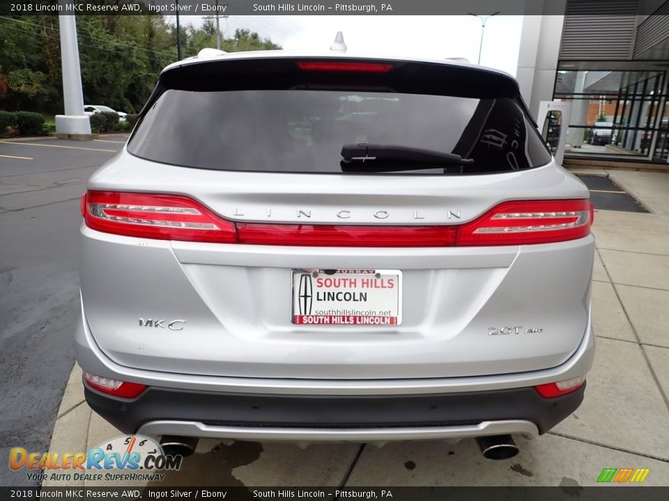 2018 Lincoln MKC Reserve AWD Ingot Silver / Ebony Photo #4