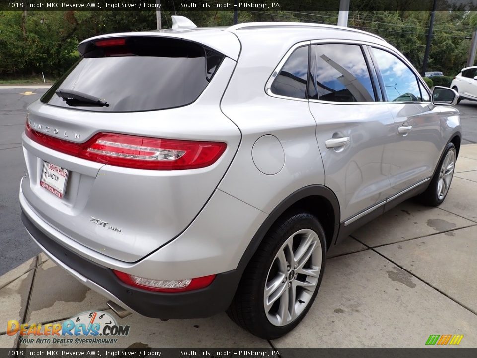 2018 Lincoln MKC Reserve AWD Ingot Silver / Ebony Photo #6