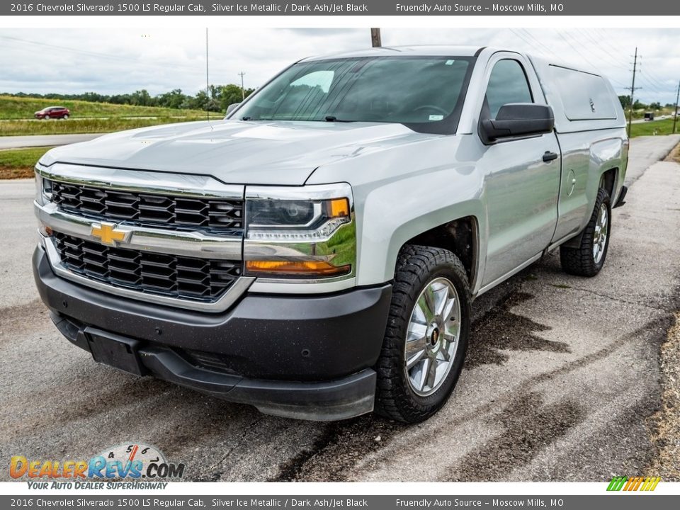 2016 Chevrolet Silverado 1500 LS Regular Cab Silver Ice Metallic / Dark Ash/Jet Black Photo #8