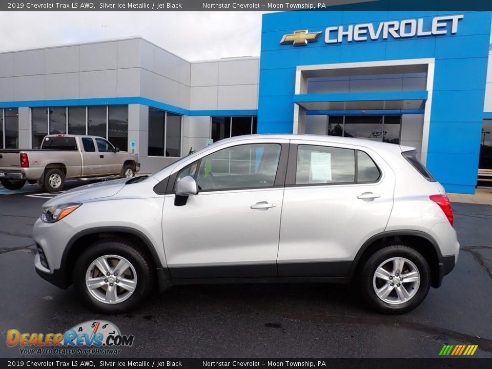 2019 Chevrolet Trax LS AWD Silver Ice Metallic / Jet Black Photo #3