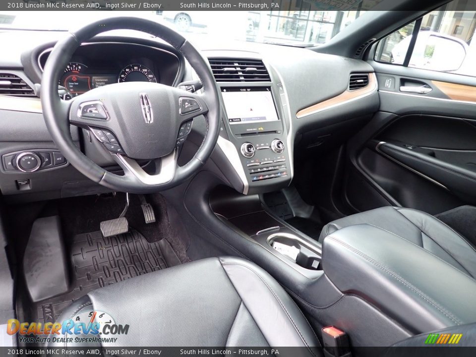 Ebony Interior - 2018 Lincoln MKC Reserve AWD Photo #17