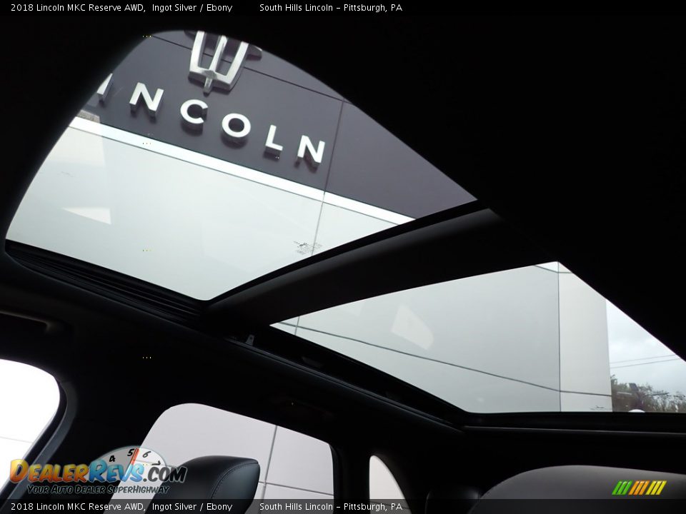 2018 Lincoln MKC Reserve AWD Ingot Silver / Ebony Photo #20