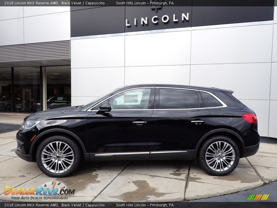 2018 Lincoln MKX Reserve AWD Black Velvet / Cappuccino Photo #2