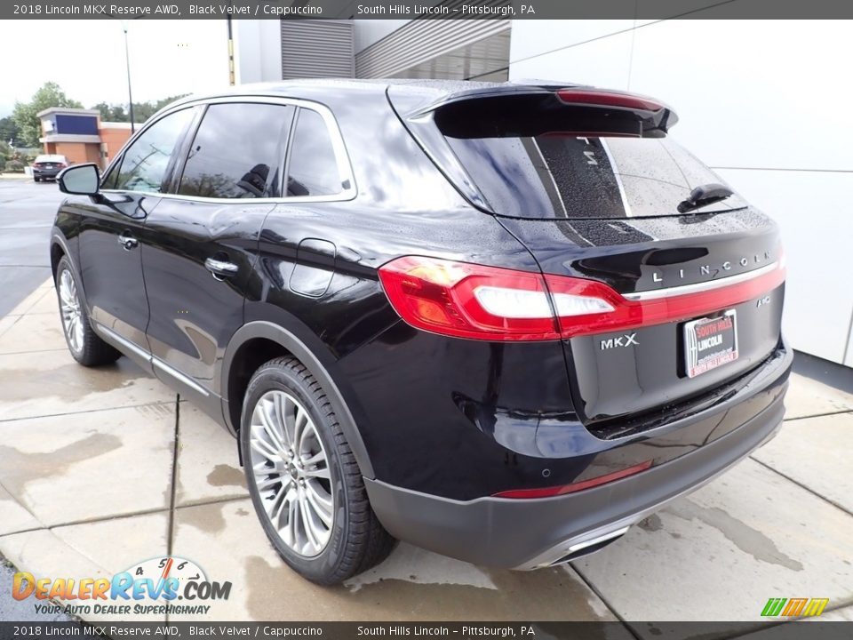 2018 Lincoln MKX Reserve AWD Black Velvet / Cappuccino Photo #3