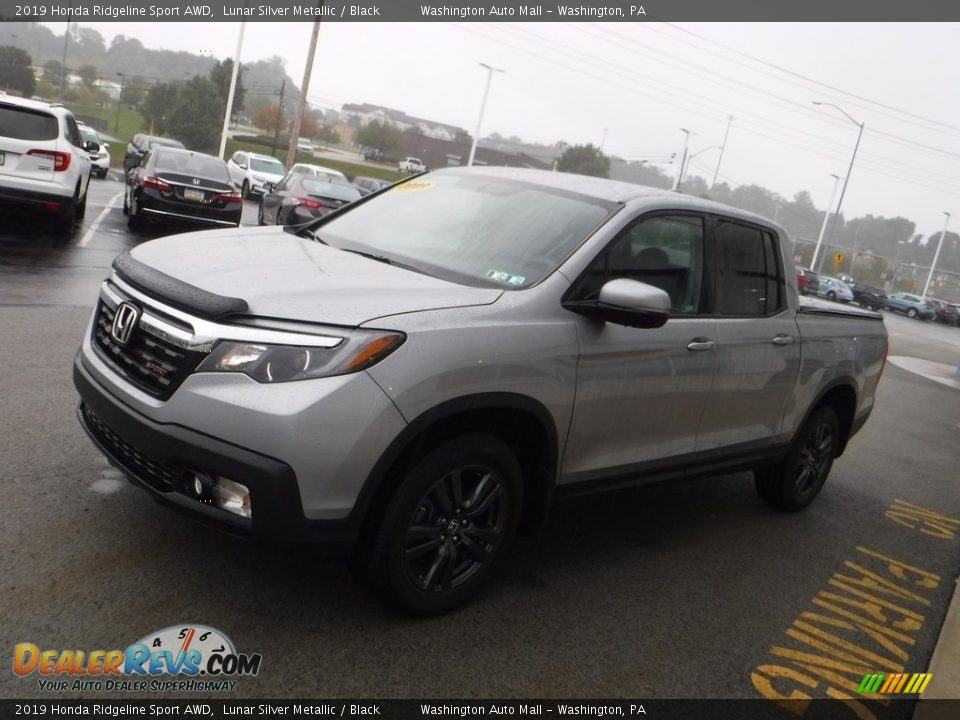 2019 Honda Ridgeline Sport AWD Lunar Silver Metallic / Black Photo #6