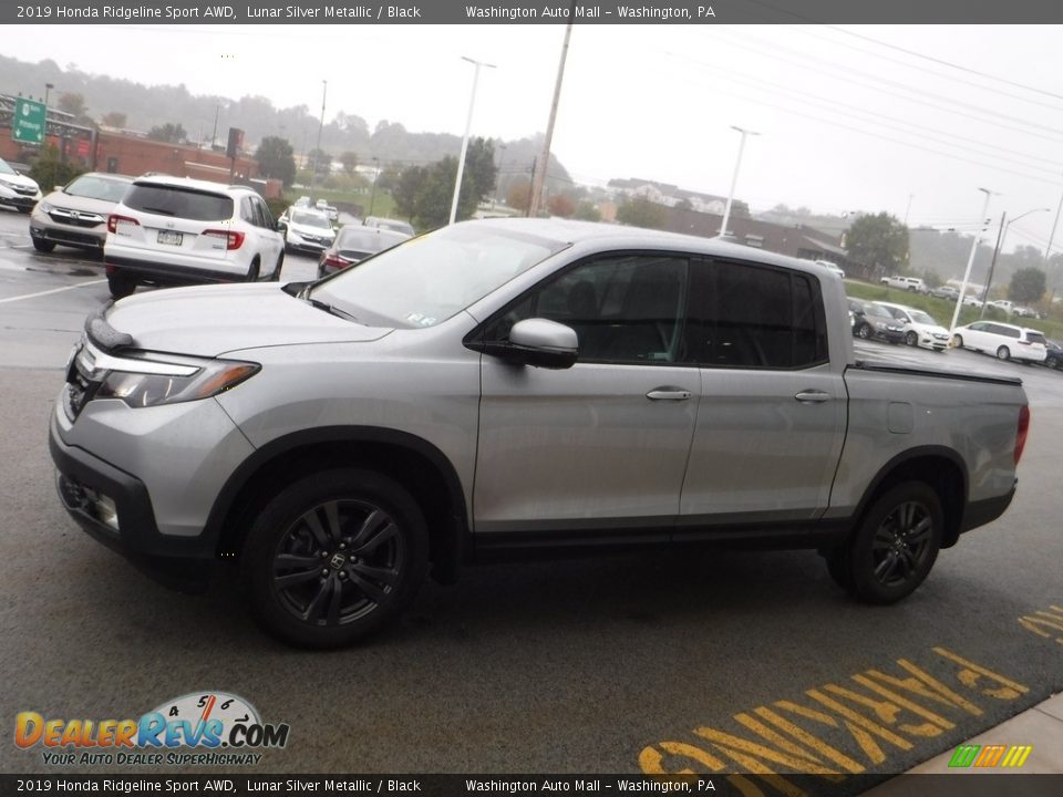 2019 Honda Ridgeline Sport AWD Lunar Silver Metallic / Black Photo #7