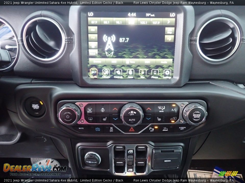Controls of 2021 Jeep Wrangler Unlimited Sahara 4xe Hybrid Photo #20