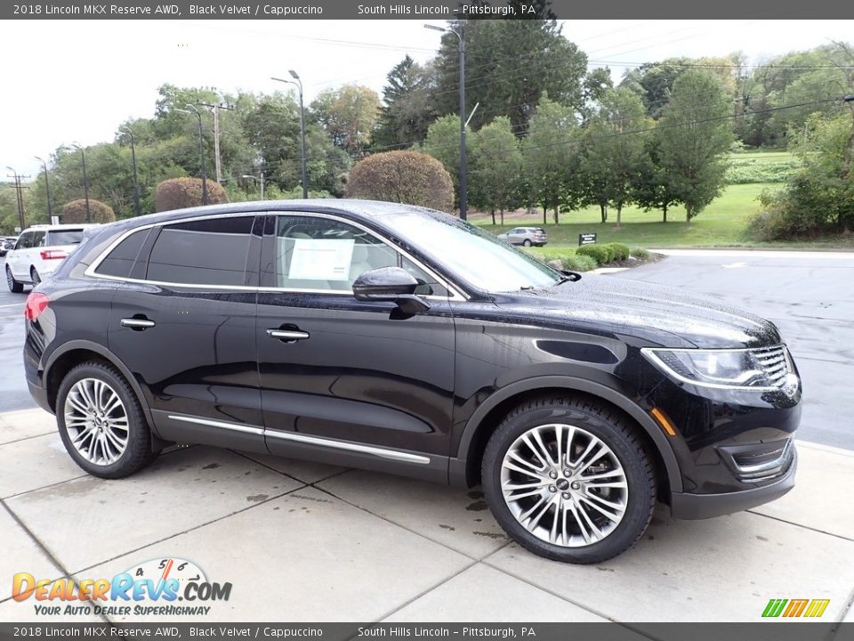 2018 Lincoln MKX Reserve AWD Black Velvet / Cappuccino Photo #7