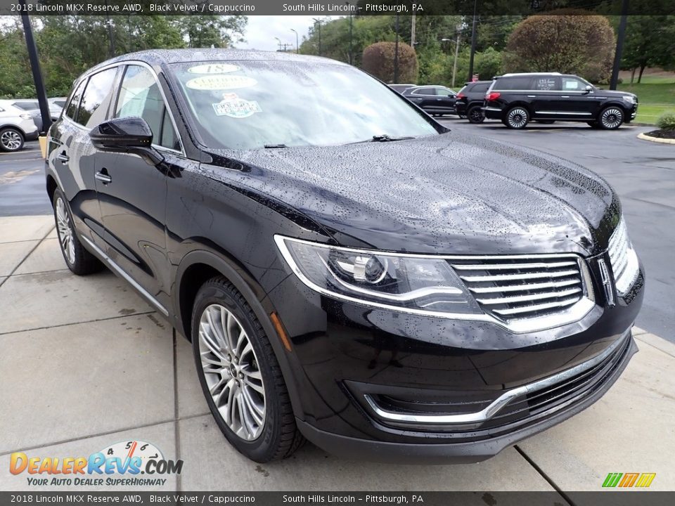 2018 Lincoln MKX Reserve AWD Black Velvet / Cappuccino Photo #8