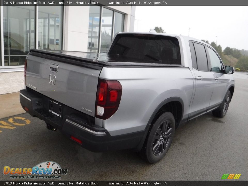 2019 Honda Ridgeline Sport AWD Lunar Silver Metallic / Black Photo #10