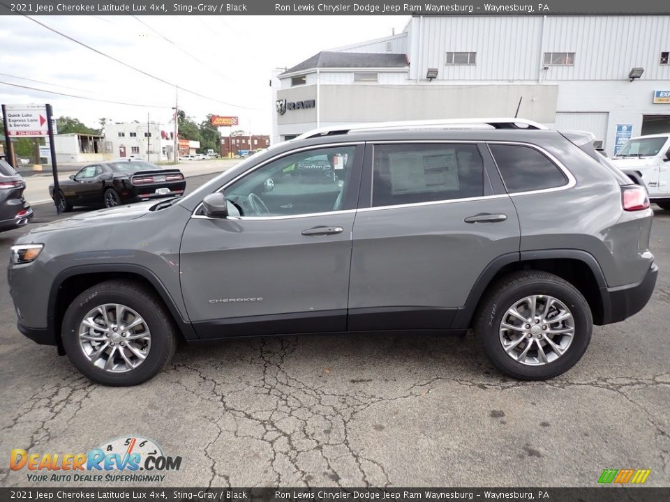 2021 Jeep Cherokee Latitude Lux 4x4 Sting-Gray / Black Photo #2